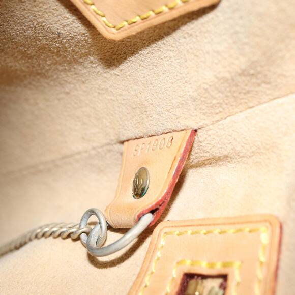 LOUIS VUITTON Nomad Leather Bucket PM Shoulder Bag Beige M85001 - Picture 12 of 16